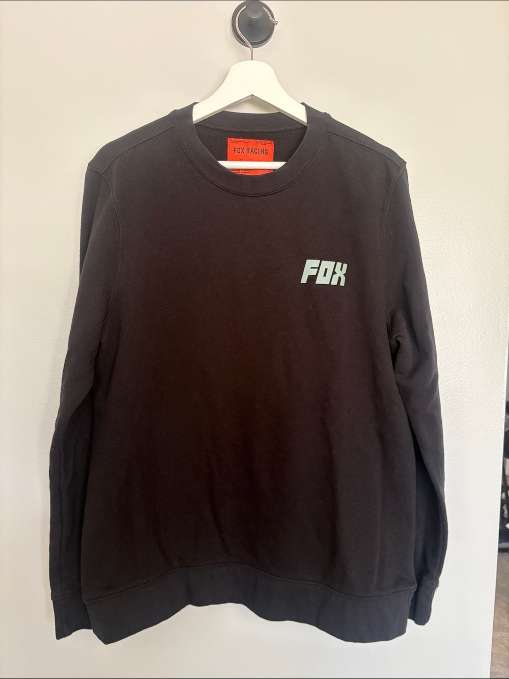 Fox Bright Orange Label Crewneck Sweatshirt